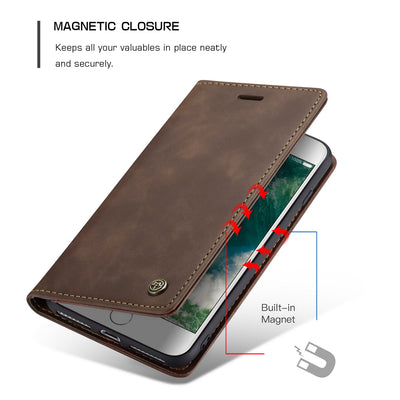 Excelsior Premium PU Leather Wallet flip Cover Case For Apple iPhone 6 Plus | 7 Plus | 8 Plus