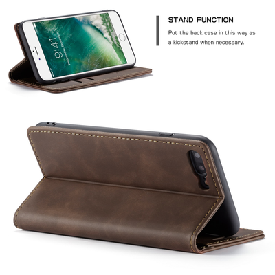Excelsior Premium PU Leather Wallet flip Cover Case For Apple iPhone 6 Plus | 7 Plus | 8 Plus