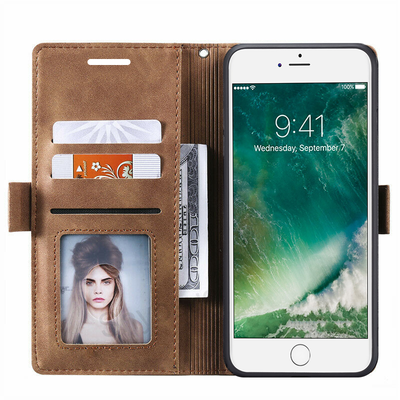 Excelsior Premium PU Leather Wallet flip Cover Case For Apple iPhone 7 Plus | 8 Plus