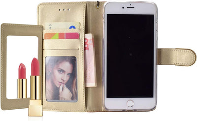 Excelsior Leather Glitter Wallet Flip Case Cover For Apple iPhone SE 2020 | iPhone 7 | iPhone 8