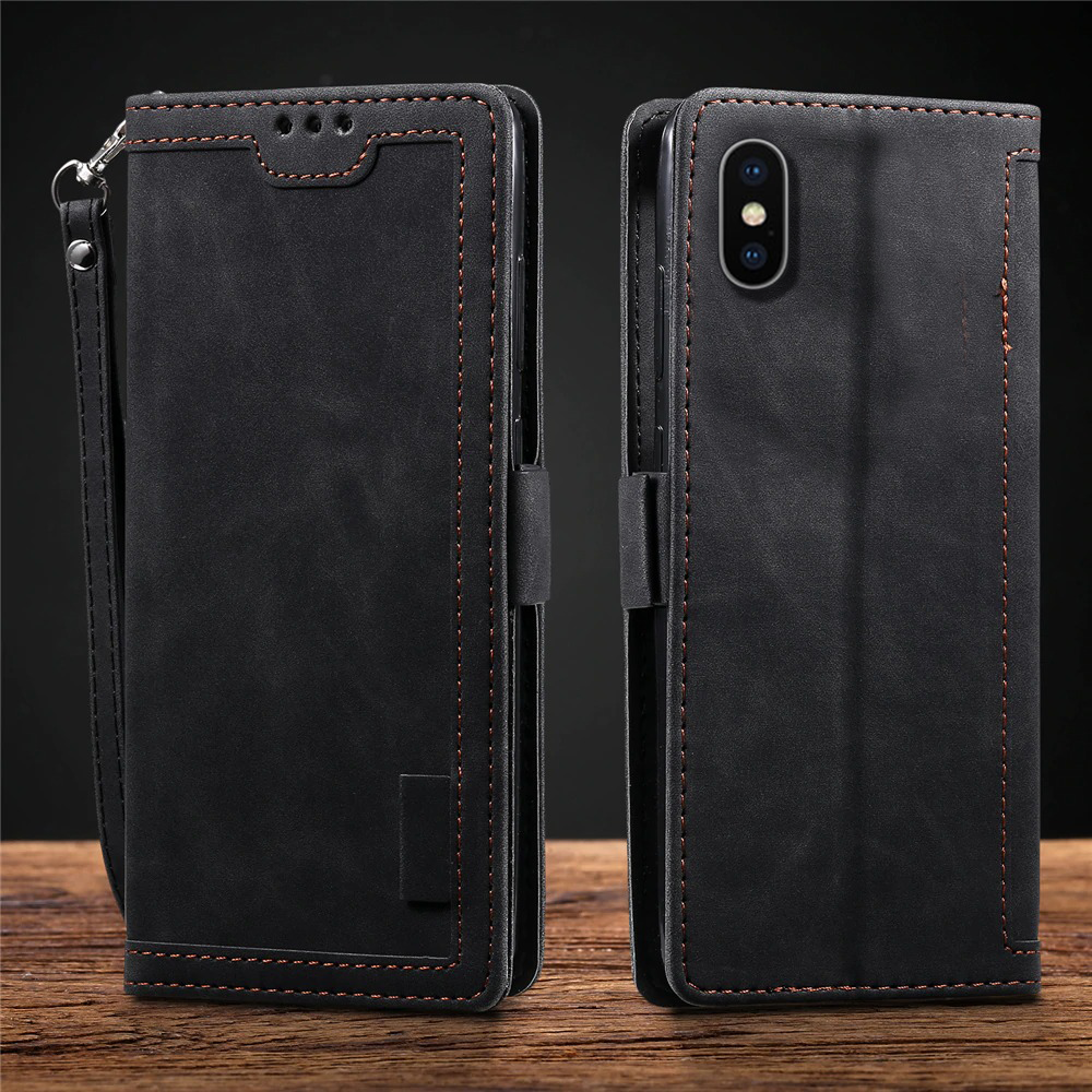 Excelsior Premium PU Leather Wallet flip Cover Case For Apple iPhone X | Xs