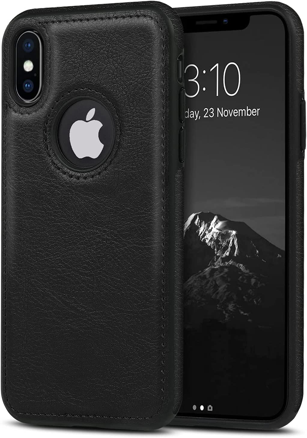 Excelsior Premium PU Leather Back Cover case For Apple iPhone X XS
