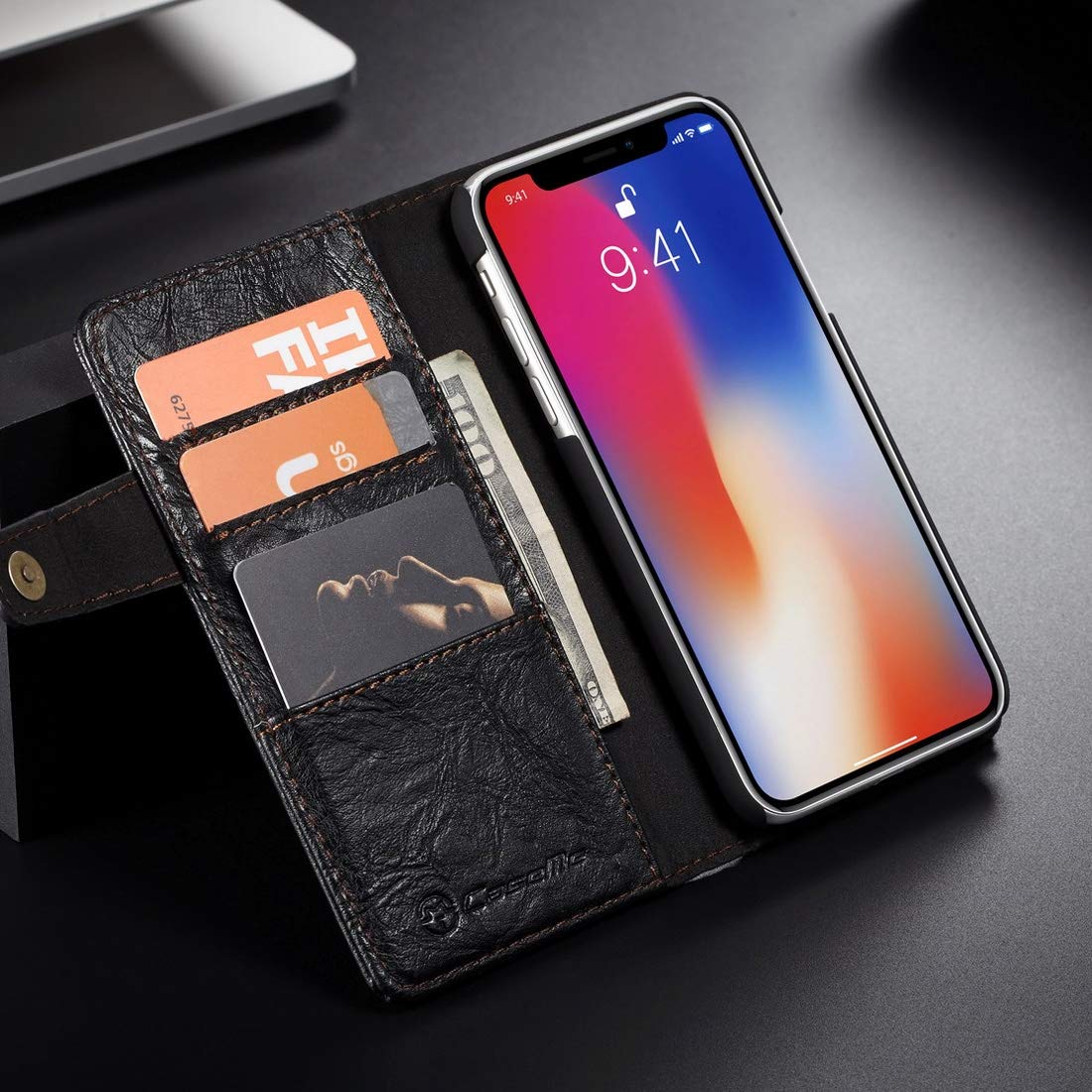 Excelsior Premium Leather Wallet flip Cover Case For Apple iPhone XS Max