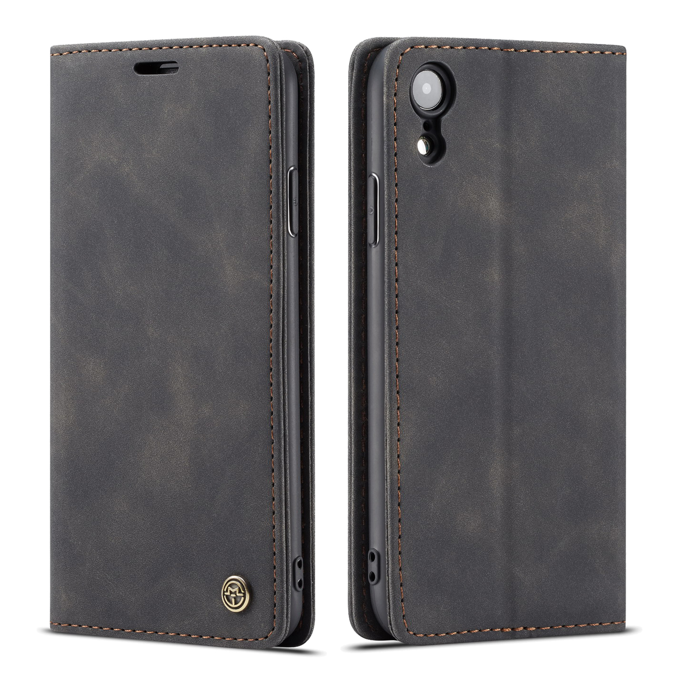 Apple iPhone XR Premium PU Leather Wallet flip Cover Case By Excelsior