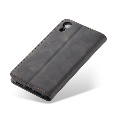 Apple iPhone XR Premium PU Leather Wallet flip Cover Case By Excelsior