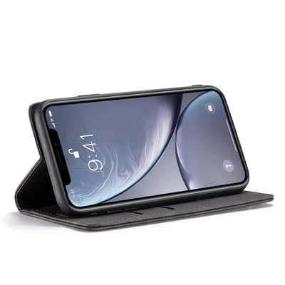 Apple iPhone XR Premium PU Leather Wallet flip Cover Case By Excelsior