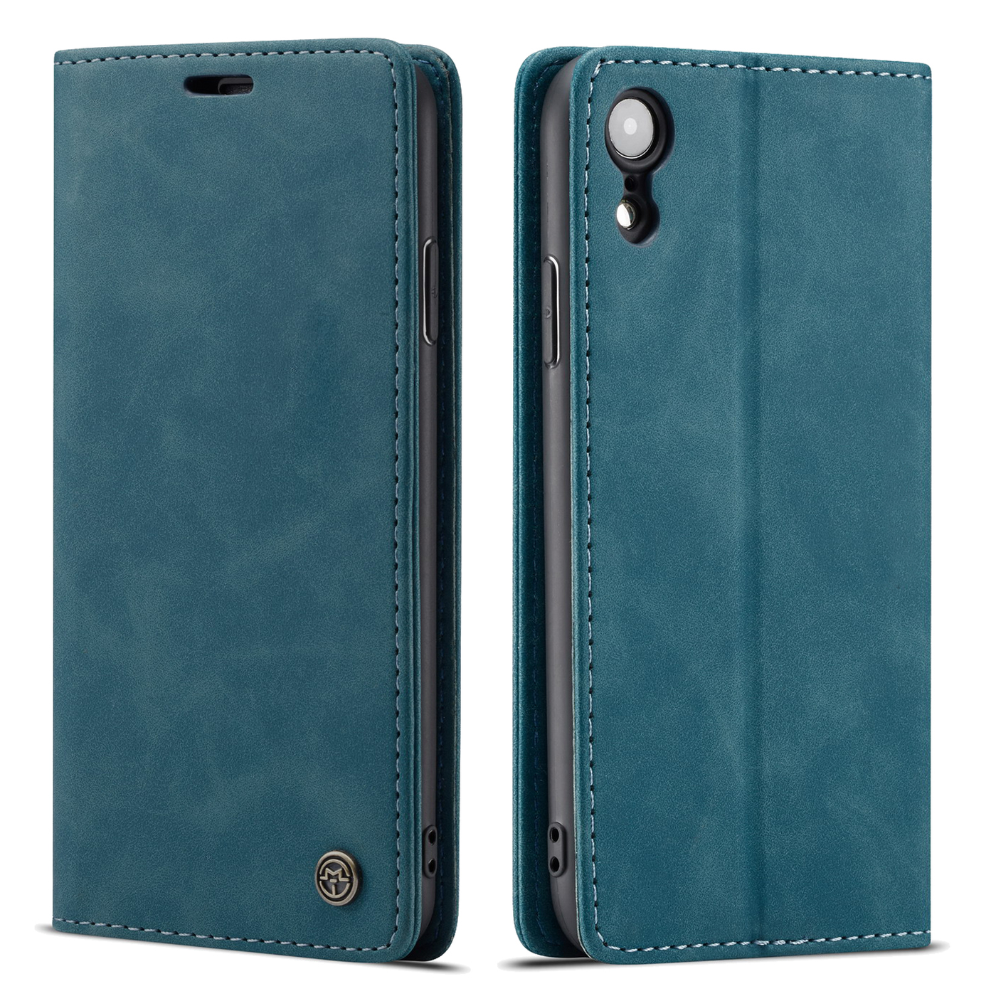 Apple iPhone XR Premium PU Leather Wallet flip Cover Case By Excelsior