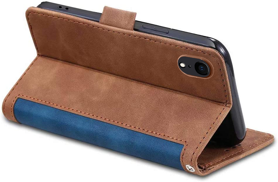 Excelsior Premium PU Leather Wallet flip Cover Case For Apple iPhone XR