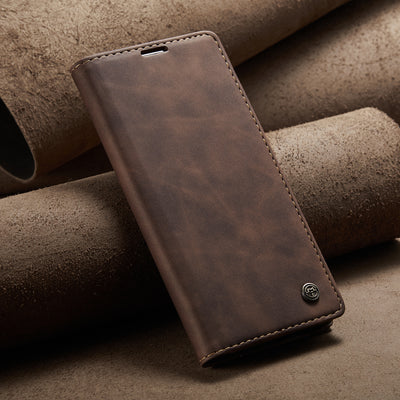 Apple iPhone XS Max Coffee color leather wallet flip cover case By excelsior