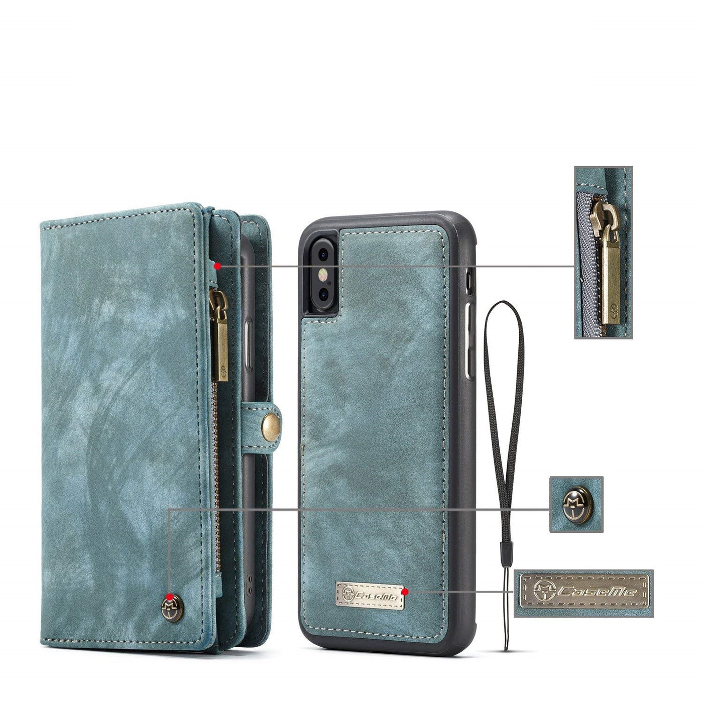 Excelsior Premium Multifunctional Leather Wallet flip cover case  For Apple iPhone XS Max