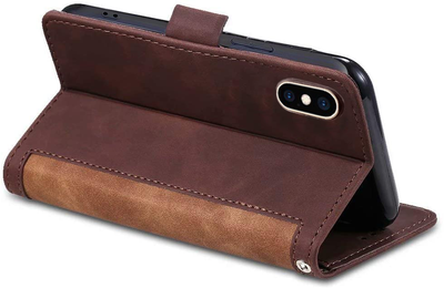 Apple iPhone XS Max Leather Wallet flip case cover with stand function