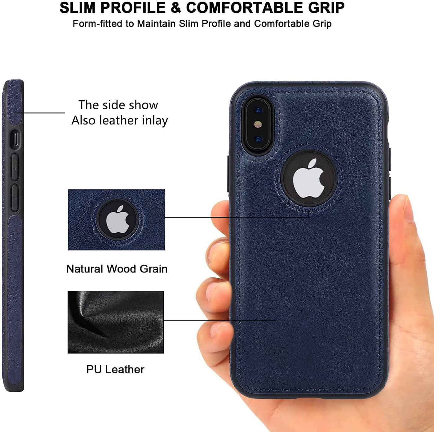 Excelsior Premium PU Leather Back Cover case For Apple iPhone XS Max